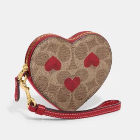 Coach Handbags - NWT Coach Heart Wristlet